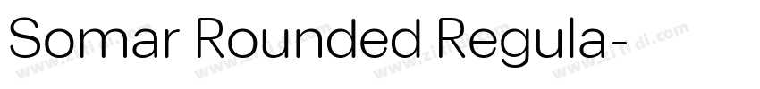 Somar Rounded Regula字体转换